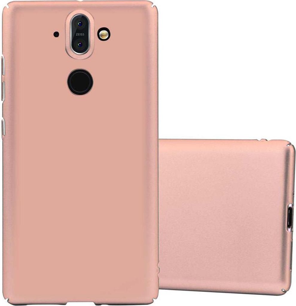 Cadorabo Hülle für Nokia 8 Sirocco Schutzhülle in Rosa Hard Case Handy Hülle Etui