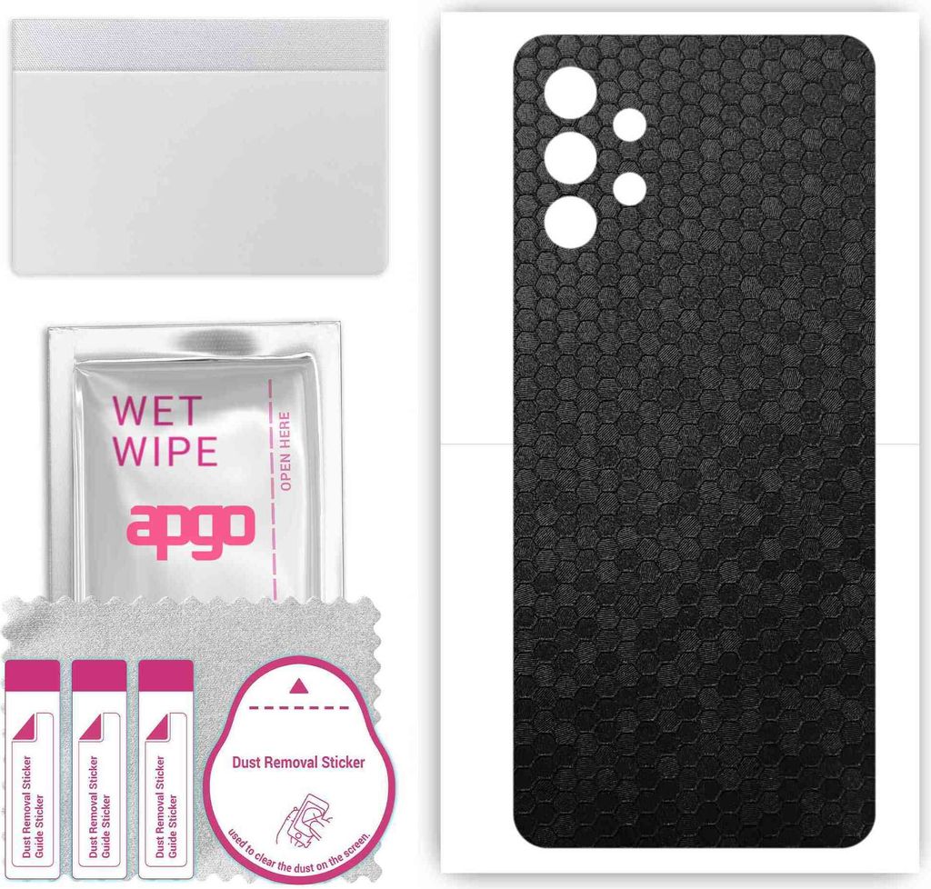 apgo Rückseite Schutzfolie, Skin, kompatibel mit Samsung Galaxy Jump 5G, Hinten Displayschutzfolie aus Vinylfolie, kratzfest, einfache Montage - S...