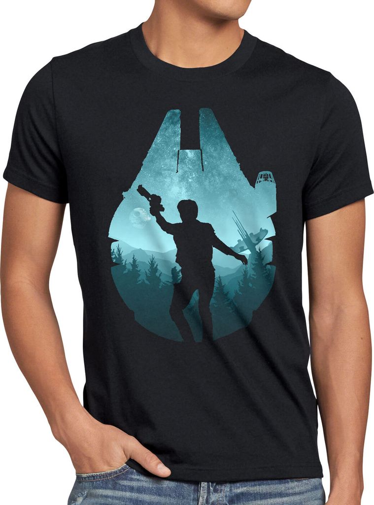 style3 Schmuggler Herren T-Shirt solo rasender falke endor