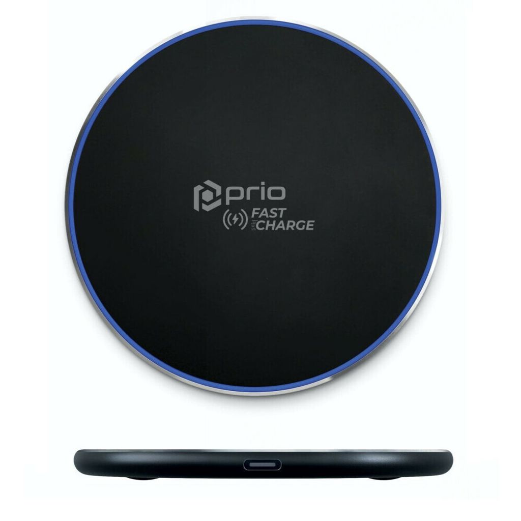 prio Fast Charge Wireless Charger 15W (USB-C) - Schwarz Produktbild 