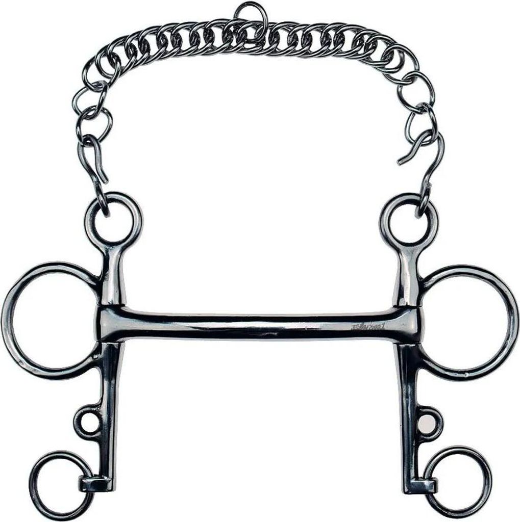 FEELING Stangenpelham, Gebiss, Größe:Mundstück 135 mm Mundstückstärke 14 mm