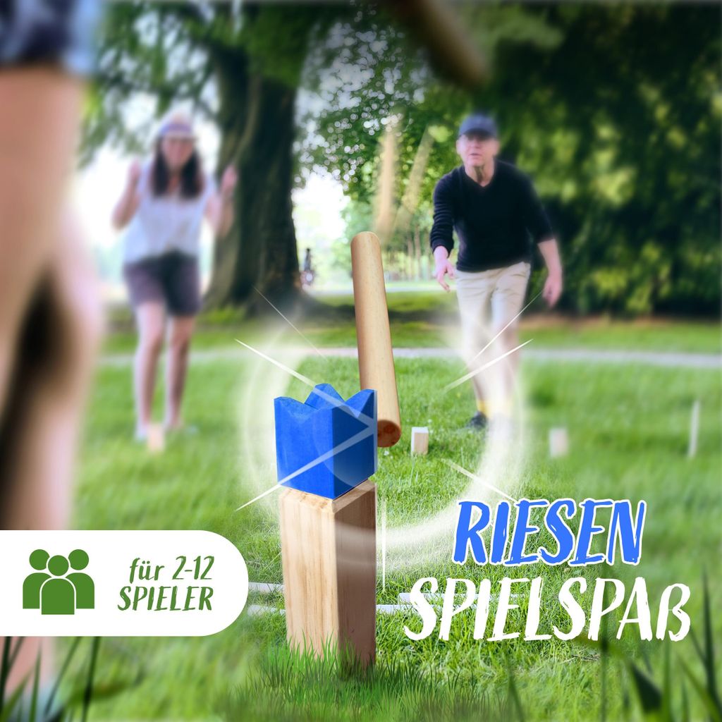 Ocean 5 Kubb - Oryginalna gra Wikingów | Drewniana gra Zdjęcie produktu 6