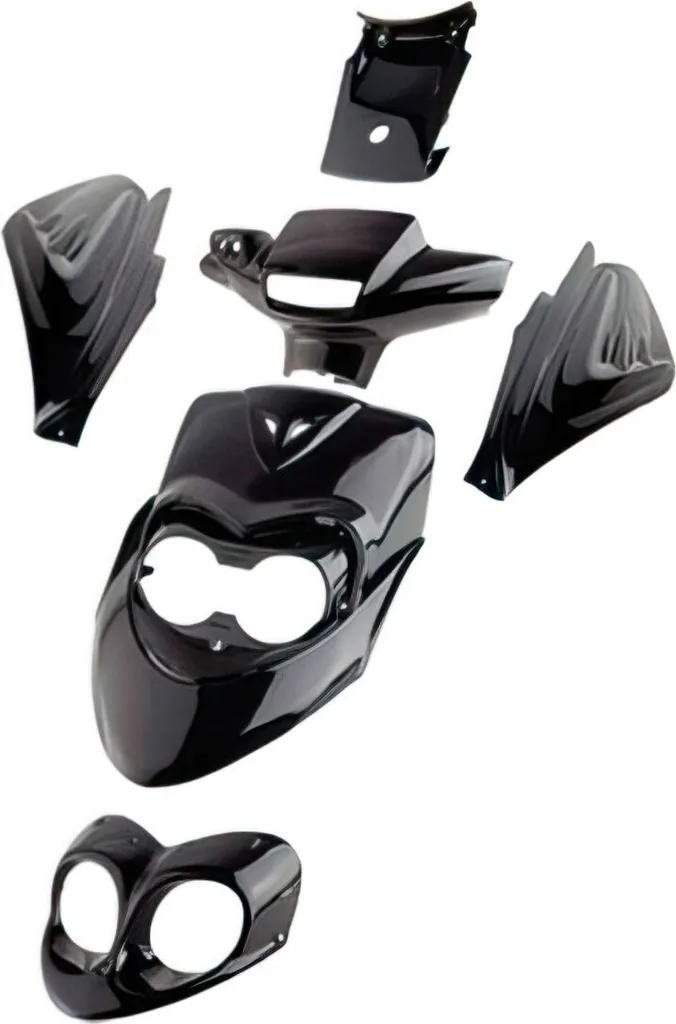 Kit carénage Str8 6 pièces noir pour Yamaha BWS Next Generation