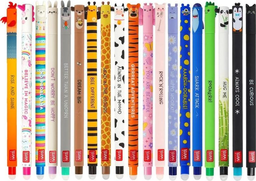LEGAMI Set mit 19 radierbaren Gelstiften mit Produktbild 
