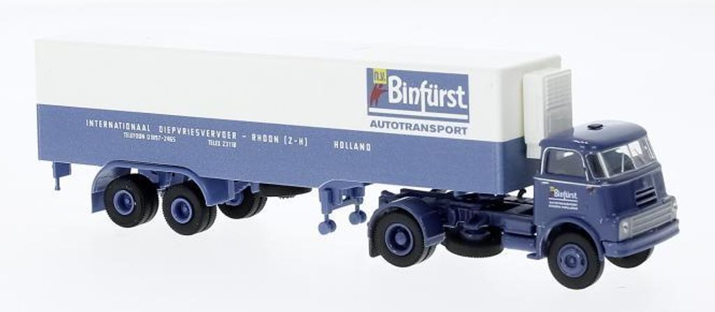 Brekina LKW DAF Do2000 Kühlkoffer-SZ Binfürst (NL) 85240