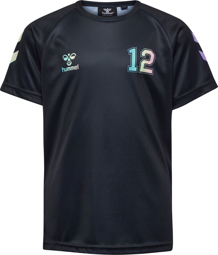 HUMMEL hmlSHIMMER T-SHIRT S/S BLACK BLACK 146