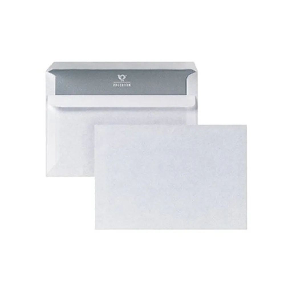 BONG 08905011 Enveloppe C6 Blanche sans Fenêtre SKL - Pack de Bureautique