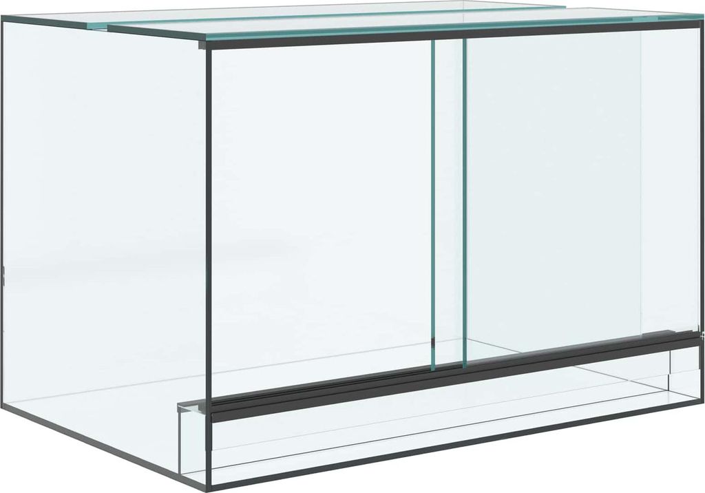 vidaXL Terrario con contenitore trasparente 60 x 40 x 40 cm Immagine del prodotto 