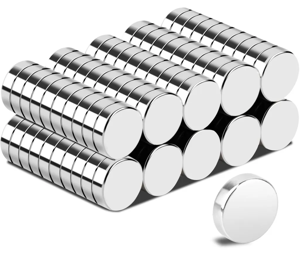 Aimant de Bureau Néodyme Puissant 7x2mm - Lot de 100 pour Tableau Blanc