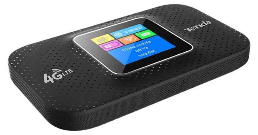 TENDA 4G185 Routeur portable 4G LTE Wi-Fi 6 Noir, Nano SIM, Image du produit 