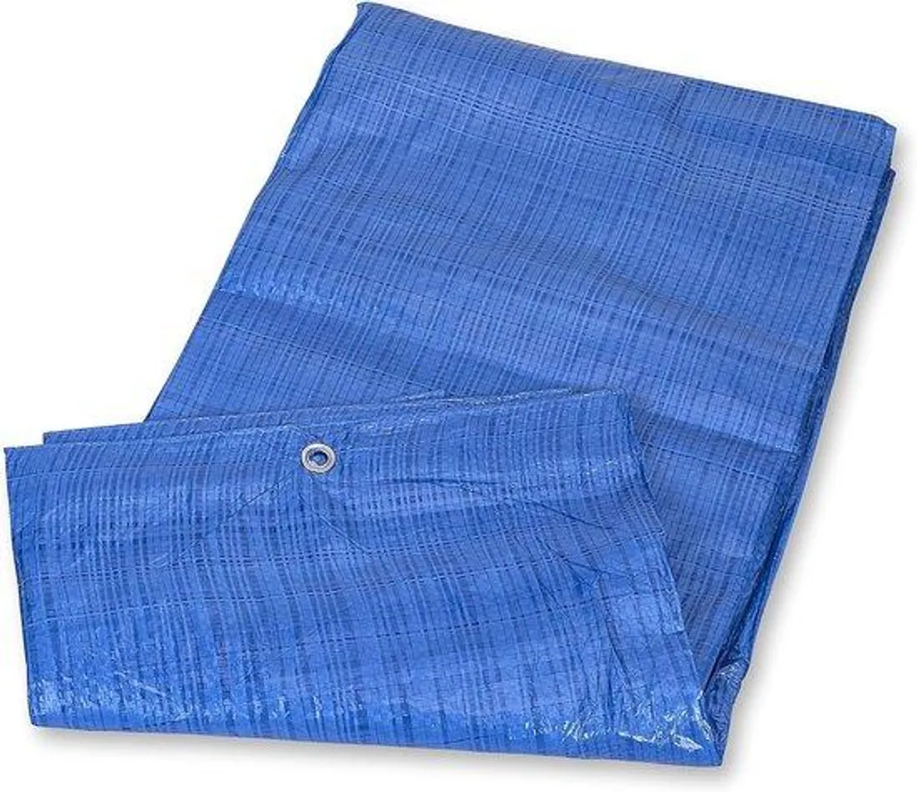 Bâche imperméable bleue 3 x 4 m : fini l'humidité sur votre bois de chauffage