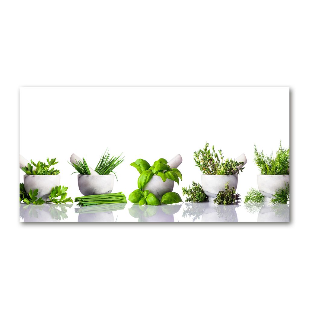 Glas-Bild Wandbilder Druck auf Glas 125x50 Blumen & Pflanzen Abstrakte Blumen 