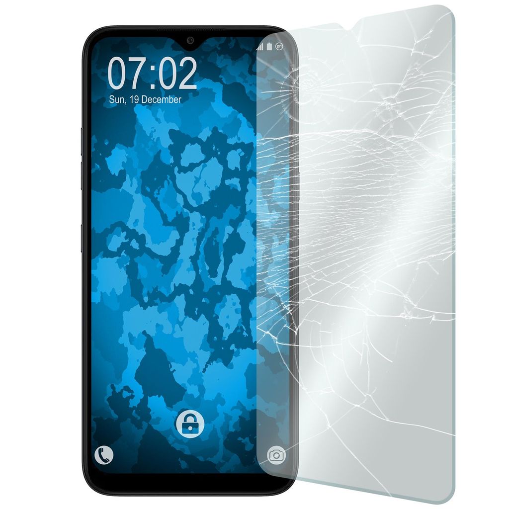 2er-Pack PhoneNatic Glas-Folie klar kompatibel mit LG K41 S - Panzerglas für K41 S