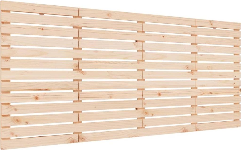 vidaXL nástenné čelo 206x3x91,5 cm z masívneho borovicového Obrázok produktu 