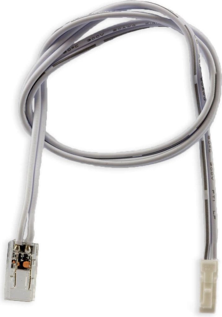 ISOLED MiniAMP male-Stecker zu Kontakt-Kabelanschluss (max. 3A) K2-26 für 2-pol IP20 Stripes 6mm