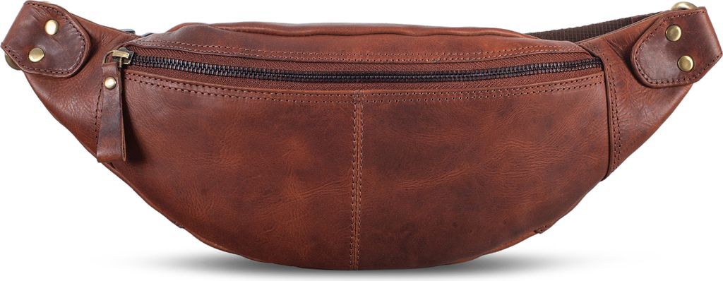 ROYALZ "Miami" Leder Hüfttasche Damen Herren Bauchtasche Produktbild 2
