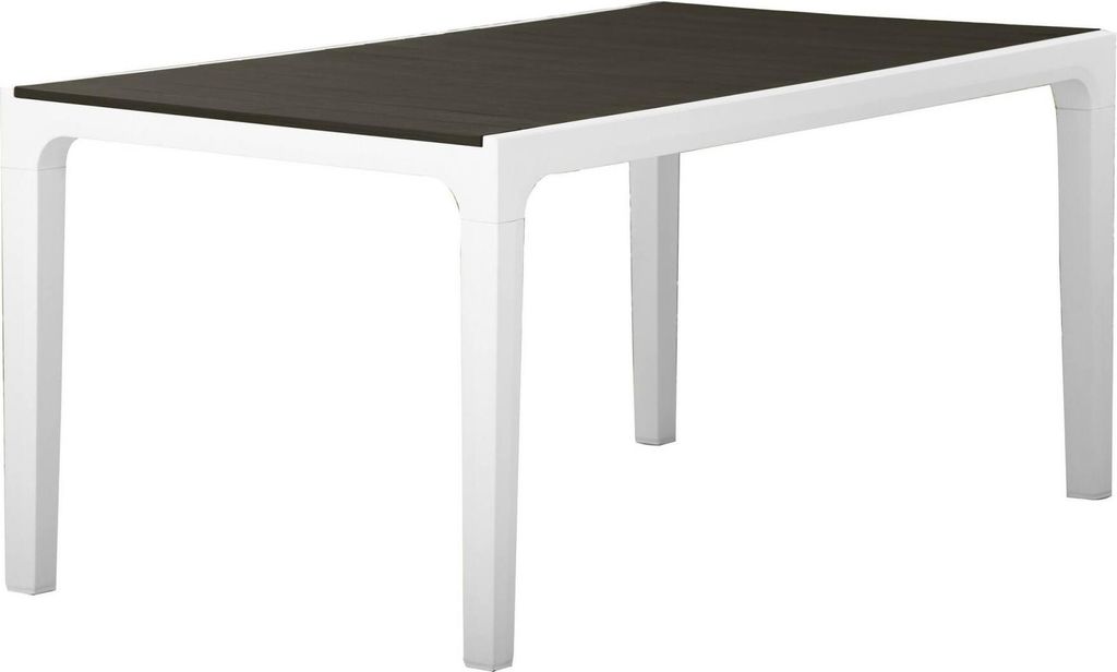 Table de jardin en résine avec lattes effet bois Keter Image du produit 