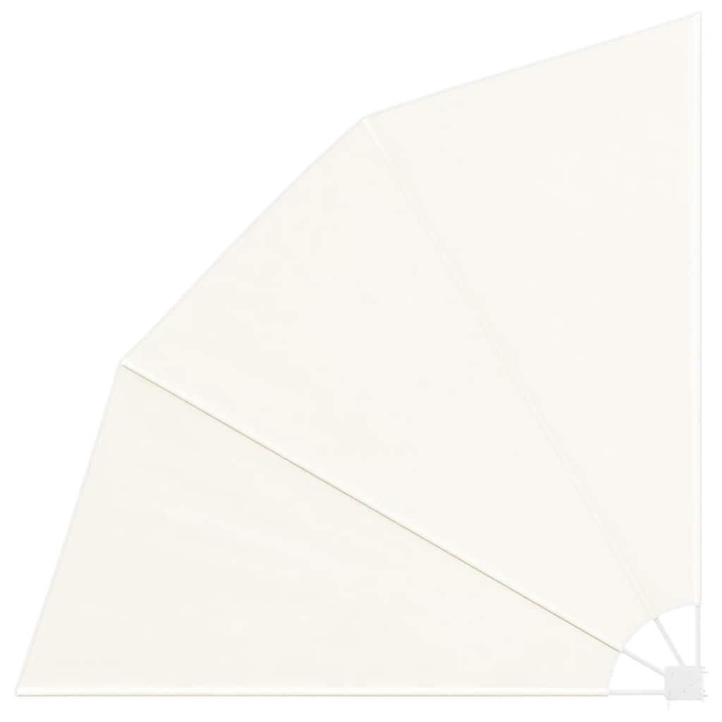 vidaXL Faltbarer Balkonfächer Creme 210×210 cm