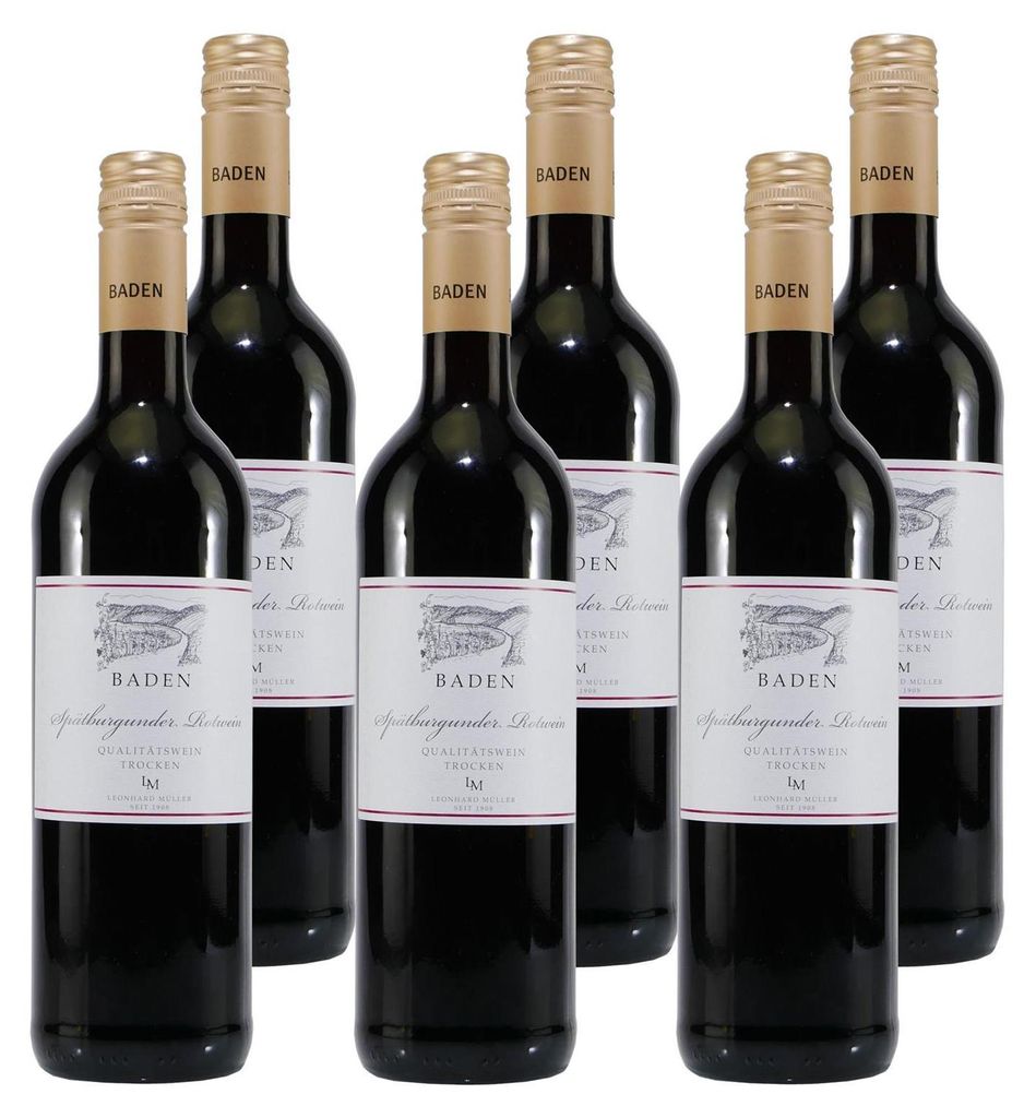Leonhard Müller Spätburgunder - Rotwein -trocken- (6 x 0,75L)