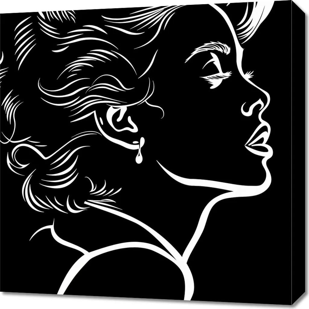 Quadro 60x60 cm monocromatico Flesh