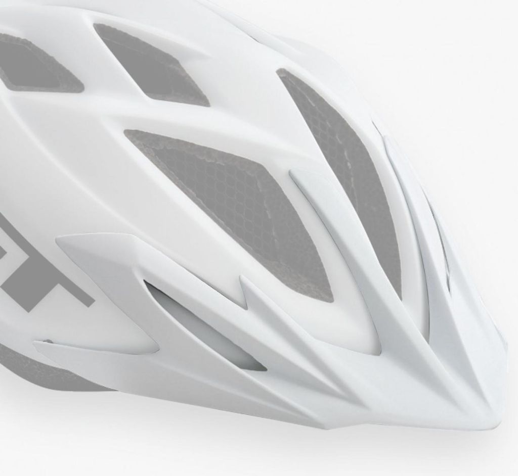 MET Crackerjack Visier, white