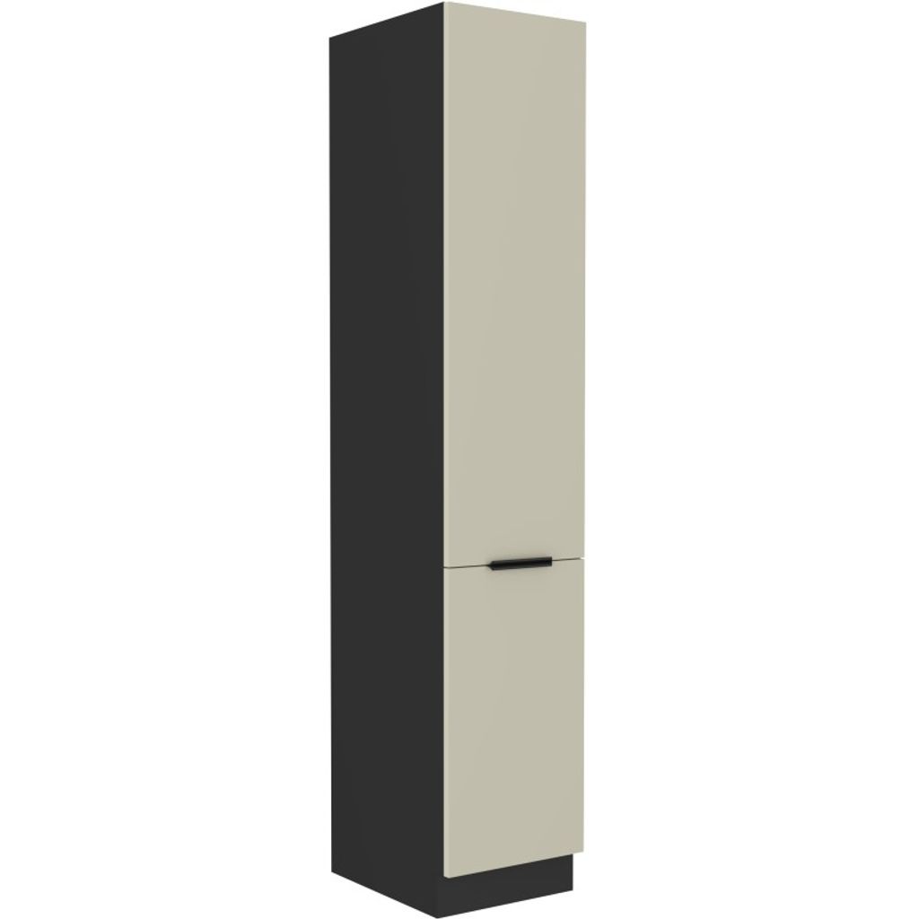 AGAFIJA Küchenschrank – Breite 40 cm, Kaschmir/Schwarz