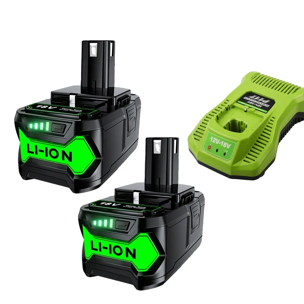 Batteria Litio 18V Compatibile Ryobi ONE+ Plus | 6Ah/9Ah High Capacity