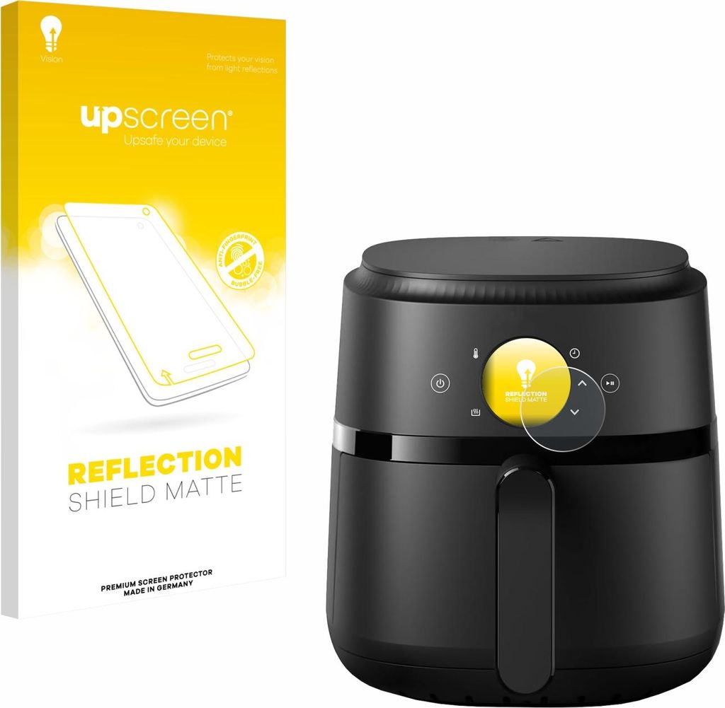 upscreen Schutzfolie für Philips Airfryer 2000 Gen 2 4,2L Displayschutz Displayschutzfolie Folie Matt Entspiegelungsfolie