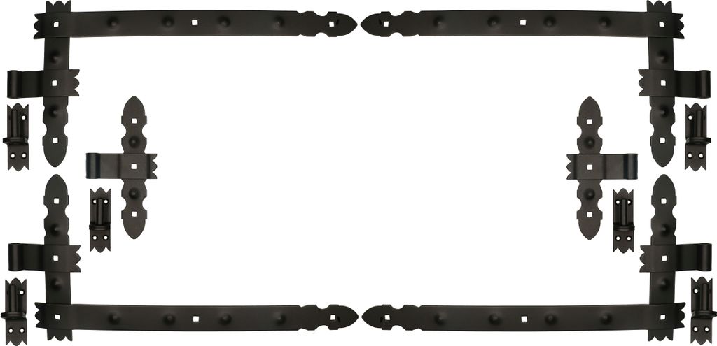KOTARBAU® Winkelband Schmiedeeisen Dekorativ 600x50 mm + Produktbild 