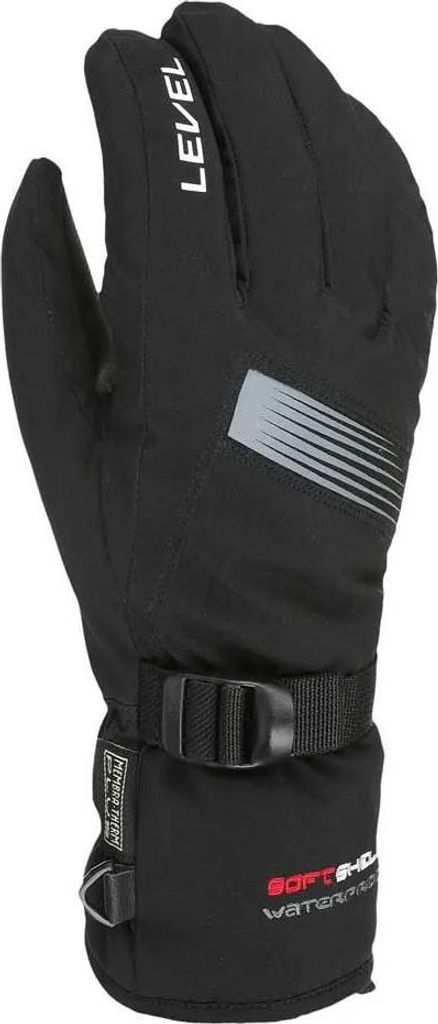 Level Hero Handschuhe Schwarz S-M Herren Schwarz S-M
