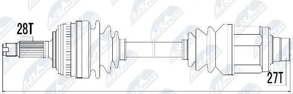 Cardan de transmission pour Honda CR-V NTY NPW-HD-036 Référence OE