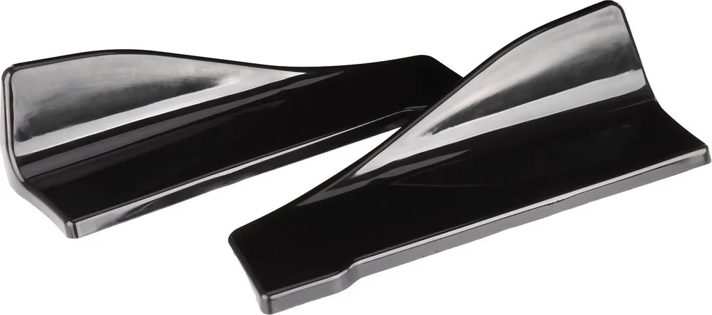 Diffuseur Arrière Universel Noir Brillant - Pack de 2 avec Fixations - 5