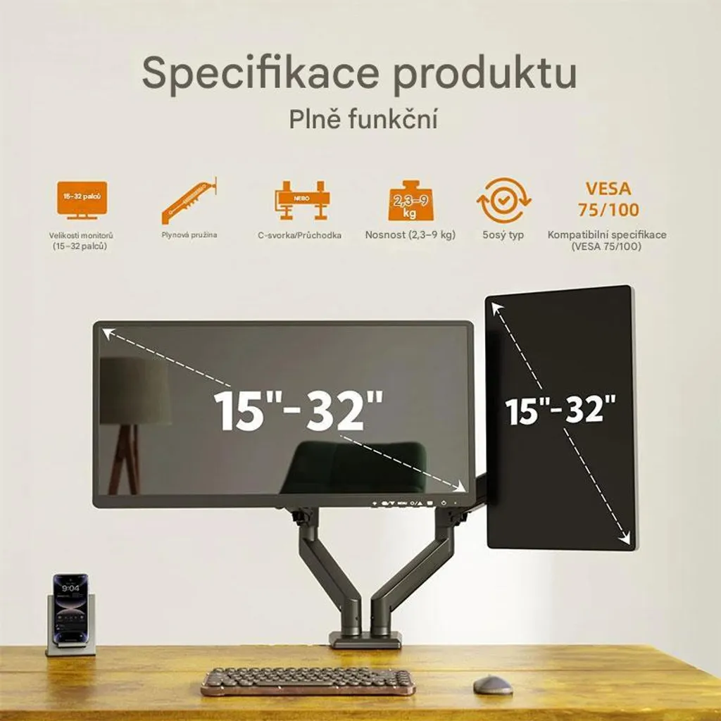 Dites adieu au mal de dos avec ce support écran ergonomique 15-32 p - 4