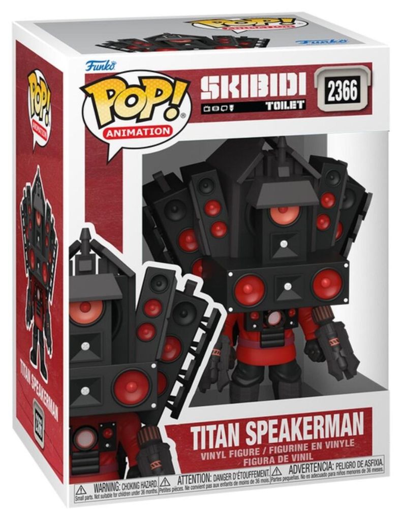 Funko FK89311 - Skibidi Toilet POP! Rocks Vinyl Figur Titan Produktbild 