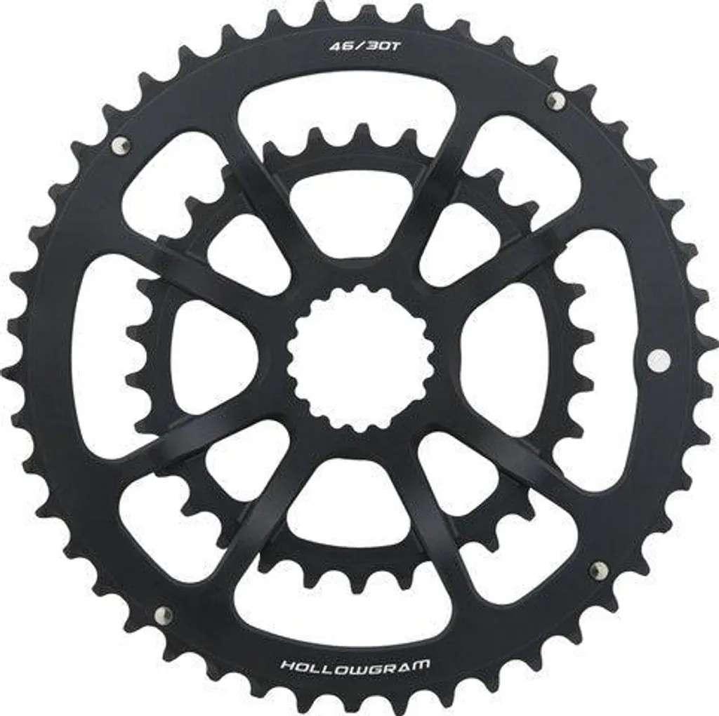 Plateau route et gravel Cannondale OPI SpideRing 46/30T 8 bras gris