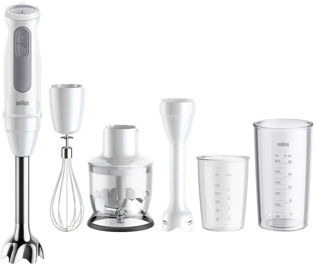 Mixeur plongeant multifonctions 1000w blanc - Braun - Image du produit 