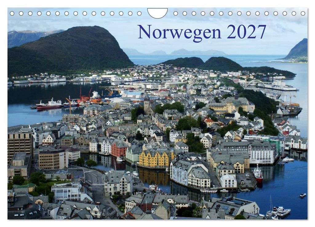 Norwegen 2027 (Wandkalender 2027 DIN A4 quer), CALVENDO Monatskalender