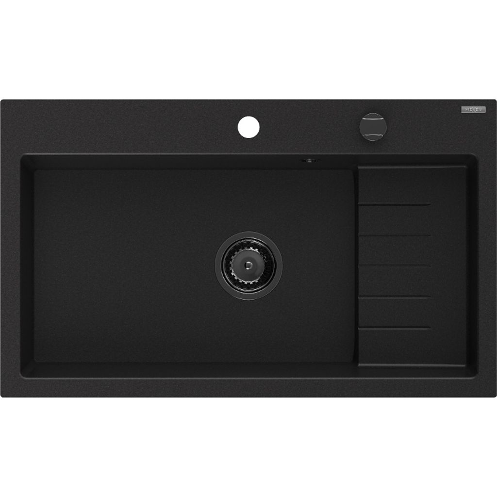 Mexen Omar zlewozmywak granitowy 1-komorowy 800 x 480 mm, Zdjęcie produktu 