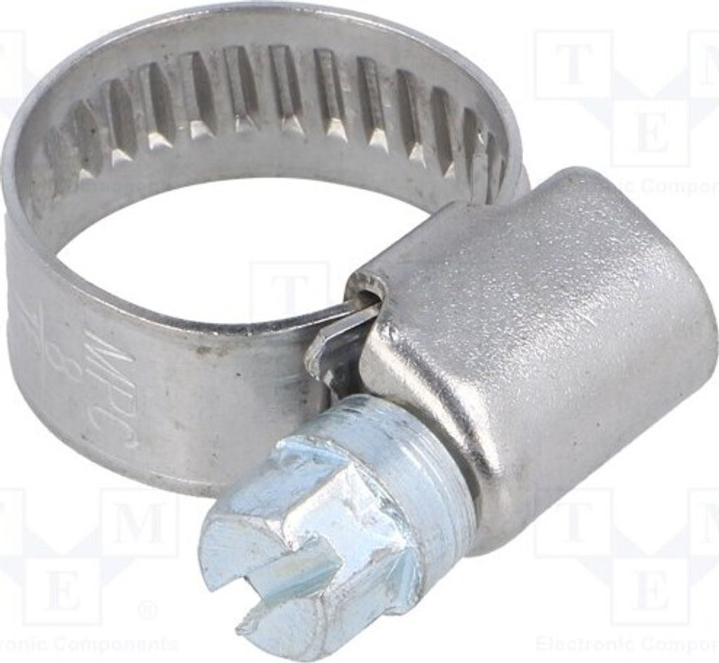1x Schlauchschelle W: 9mm Bindung: 8÷16mm   AISI 430 Produktbild 