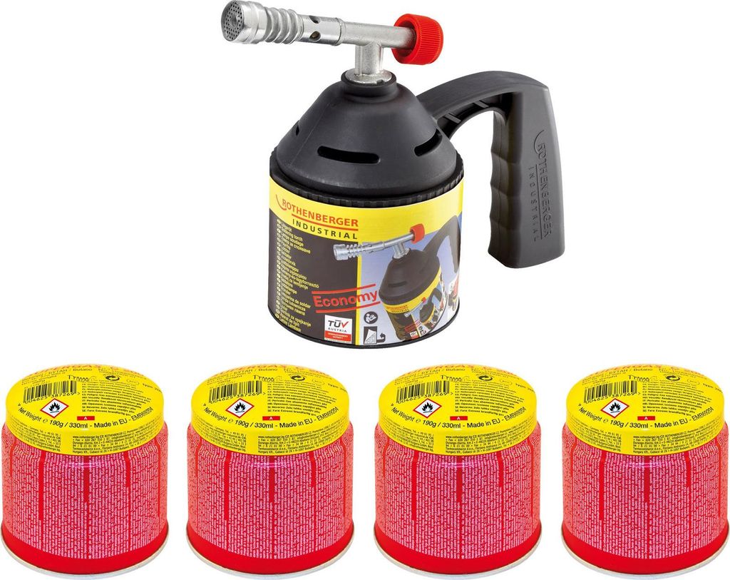 ROTHENBERGER Industrial RoFlame Picard Eco Set + 4x C200 Produktbild 