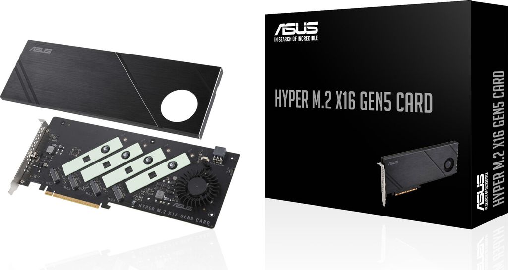 ASUS Hyper M.2 x16 Gen5 Card Schnittstellenkarte/Adapter Produktbild 