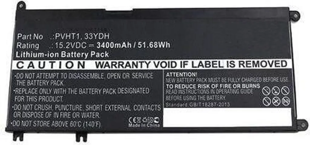 Batteria 7FHHV per Notebook Dell CoreParts - Scelta Eco-Sostenibile