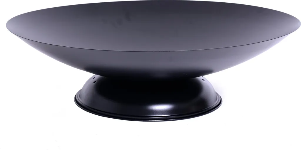 Braséro ROJAPLAST VESUV - Foyer d'extérieur robuste en acier noir mat
