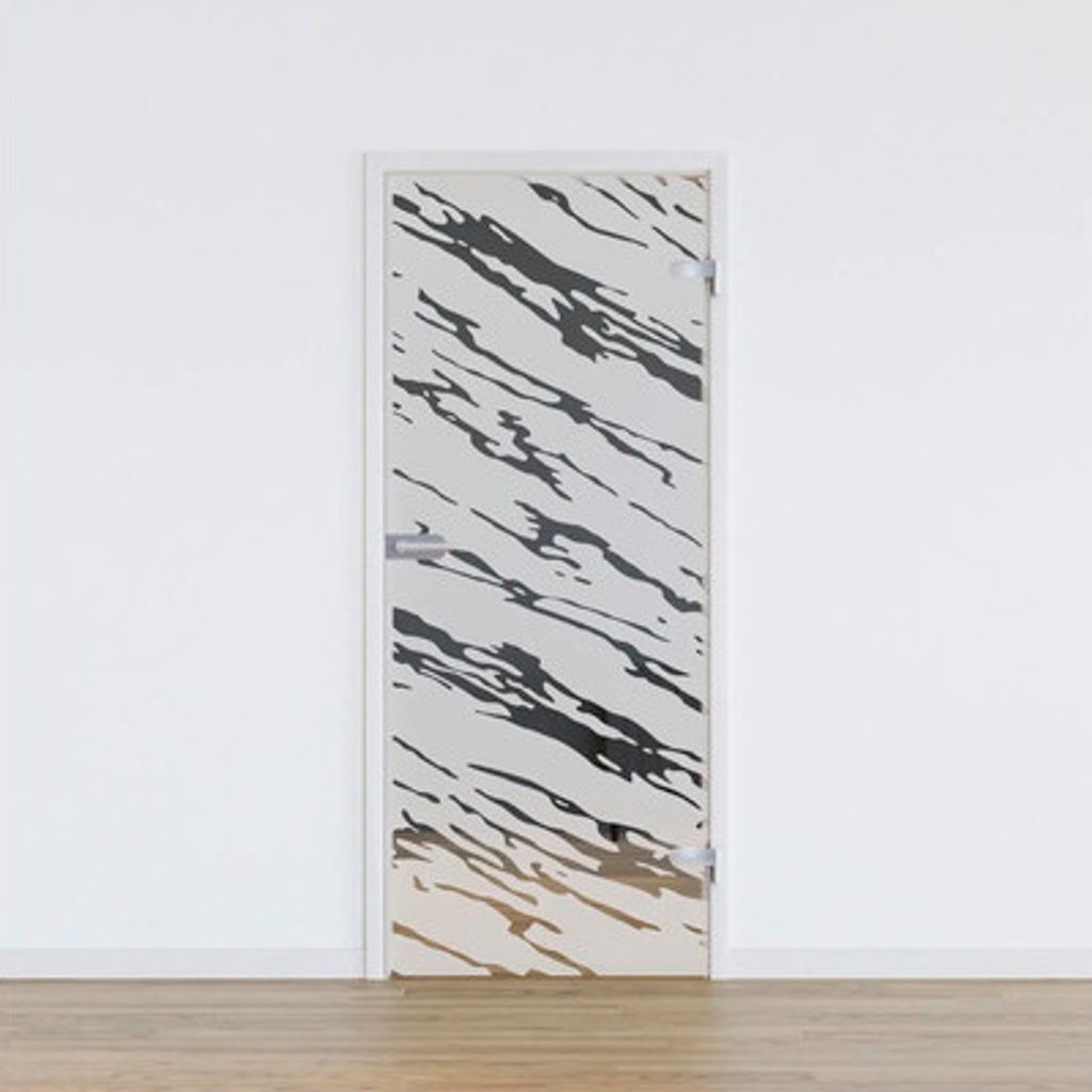 Pertura Glastür Glera Vision 02 584 x 2097 x 8 mm Rechts für Beschlag Studio