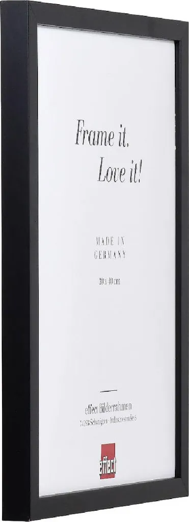 Cornice Nera 25x60: Il Tocco Chic con Profilo 58mm Effetto Legno - 2