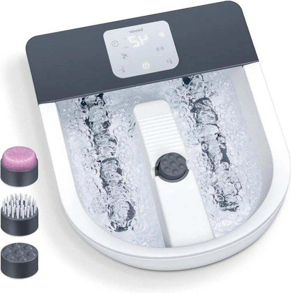 Thalasso pieds massant et chauffant pour soin de pédicure à la maison