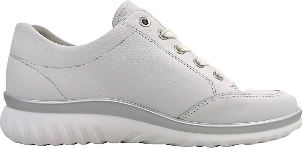 Semler Lena : chaussures plates à lacets, couleur blanche, Image du produit 