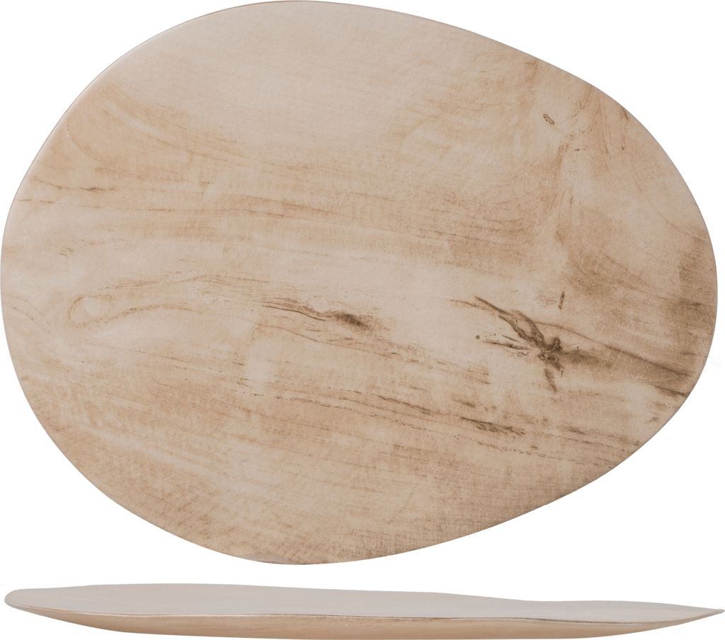 Cosy&Trendy Palissandro ovale Platte 31 x 25 x 2 cm
