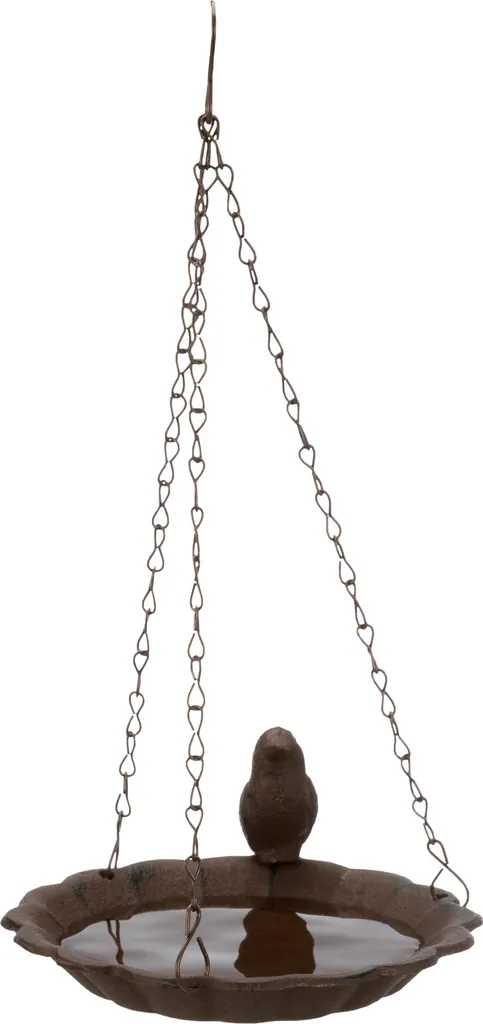 Mangeoire Oiseaux Fonte Trixie - Design Vintage avec Figurine Décorative