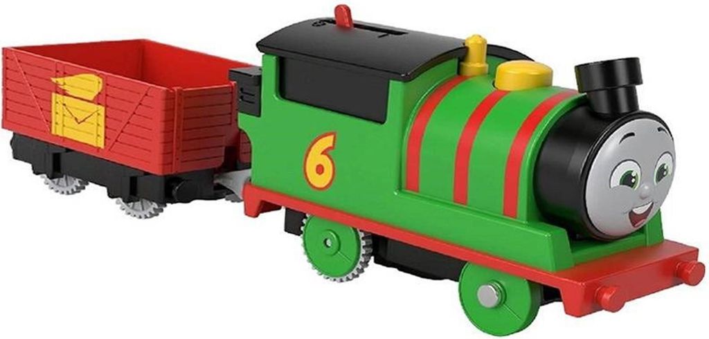 Fisher Price - Lokomotywa PERCY z wagonikiem HDY60 HFX93 Zdjęcie produktu 
